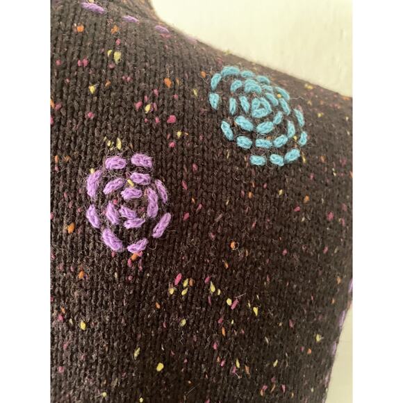 COLDWATER CREEK SEASONAL SWIRL SLEEVELESS FULL ZIP SWEATER VEST SIZE XL -NWT - Picture 6 of 7